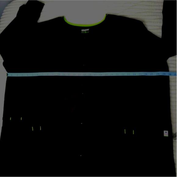 Scrubstar Black Scrub Jacket Women’s 3XL Snap Front Medical Uniform Workwear - Picture 5 of 8